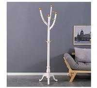 ISCBAFYX Space-Saving Wooden Coat Rack - Standing Tree-Shaped Entryway Hanger with Hooks - Stylish Clothes Stand for Home Hallway and Entryway Organization