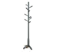 ISCBAFYX Standing Hall Tree Coat Rack Tree With Hooks Standing Wooden Coat Stand Entryway Coat Hanger Stand For Hat Clothes Standing Coat Rack Coat Rack for Home Office Hallway (Color : Gray Green)