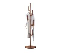 ISCBAFYX Standing Hall Tree Coat Stand Floor-standing Coat Rack Bedroom Corner Tree-shaped Coat Shelf Corridor Vertical Coat Hanger Coat Rack for Home Office Hallway (Blue : Bruin, Size : 180 * 40cm)