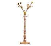 ISCBAFYX Standing Hall Tree European Style Coat Rack Solid Wood Coat Stand Standing Hall Coat Tree With Hooks Coat Rack for Home Office Hallway (Blue : A, Size : 165 * 42cm)
