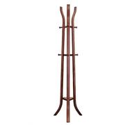 ISCBAFYX Standing Hall Tree Freestanding Wooden Coat Rack, With 3 Storage Shelves And 9 Hooks For Hang Coats Jackets Hats Entrance Hall Tree Coat Rack for Home Office Hallway (Blue : A, Size :