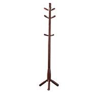 ISCBAFYX Standing Hall Tree Wooden Coat Rack Standing Coat Tree With 9 Hooks Coat Hanger Clothes Hats Bags For Living Room Office Entryway Coat Rack for Home Office Hallway
