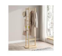 ISCBAFYX Stylish Wooden Corner Coat Rack Stand - Versatile Hall Tree for Bedroom & Living Room Space-Saving Indoor Clothes Hanger & nizer Perfect for Entryway & Storage Solutions