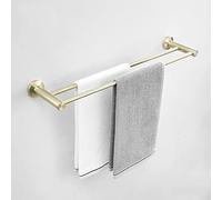 ISCBAFYX Towel Racks, Towel Rail for Bathroom,Hand Towel Holder Bar Wall Mounted Hand Towel Bar Bathroom Towel Holder Kitchen Dish Cloths Hanger/Single Rod/a Dignified,Double Rod-a