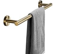 ISCBAFYX Towel Rail Brushed Gold 30cm 40cm 50cm Hand Towel Holder Bar Bathroom Holders For Bathrooms Kitchen Dish Cloths Hanger 304 Stainless Steel Wall Mounted (Size : 60cm) Decoration Com