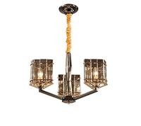 ISCBAFYX Traditional 3-Lights E14 Nordic Classical Crystal Pendant Lamp, Ceiling Lighting Fixtures Decoration, Minimalist Modern Living Room Chandelier Fixtures