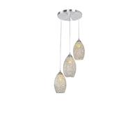 ISCBAFYX Traditional Chandelier Lighting Shade Ceiling lamp Body Pendant Fixture for Living Dining Room Height Adjustable 1-Light Or 3-Lighti Fixtures Size : STYL