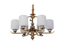 ISCBAFYX Traditional E27 6-Lights Ancient Ceiling Lighting Fixtures Decoration, Modern Elegant Luxurious Chandelier, Living Room Lamp Lighting Fixtures
