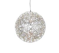 ISCBAFYX Traditional E27 Single Head Sparks Ball Chandelier Postmodern Metal Stainless Steel Pendant Lights Gym Model Living Room Restaurant Cafe Bar Decorative Ceiling Lamps Fixtures Color