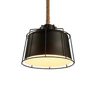 ISCBAFYX Traditional hemp rope E27 industrial retro wrought iron attic cafe bar creative personality art garden clothing hotel chandelier Fixtures