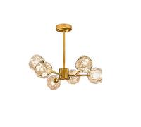 ISCBAFYX Traditional Nordic Crystal Magic Bean Molecular Chandelier, Simple Creative Decorative Lighting, Living Dining Room Light Fixtures Color : 6-Lights