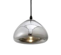 ISCBAFYX Traditional Nordic Modern Luxury G4 / E27 Glass Ceiling Pendant Light Personality Single Head Household Chandelier Restaurant Bar Counter Cafe Living Room Decorative Hanging Lamp Fixtures