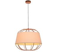 ISCBAFYX Traditional Nordic Study Restaurant Treasury Living Room Lamp Balcony Rose Hotel Simple Black Iron Cloth Cover Chandelier Lighting Fixtures Color : White
