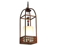 ISCBAFYX Traditional Retro Pendant Modern Restaurant Small Ceiling Living Room Teahouse Island Chandelier Number of Light Sources: 1 Fixtures