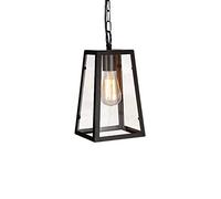 ISCBAFYX Traditional Vintage E27 Chandelier Antique Decorative Clear Glass Shades Black Wrought Iron Paint Finish Pendant Industrial Loft Suspension Light Fixtures
