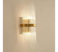 ISCBAFYX Traditional Wrought Iron Glass E14 Hanging Creative Elegant Modern Industrial Style Simple Fashion European Wall lamp Indoor youth Bed Light/Stair Light/li