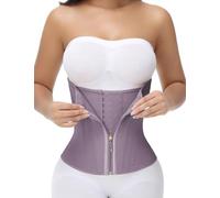ISCBAFYX Waist Trainer Double Tummy Control Postpartum Waist Cincher Steel Boned Corset Shapewear Belts for Weight Loss
