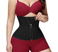 ISCBAFYX Waist Trainer Double Tummy Control Postpartum Waist Cincher Steel Boned Corset Shapewear Belts for Weight Loss
