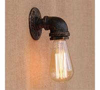 ISCBAFYX Wall lamp, European Wall Light E27 1-Light Restaurant Aisle Club Pub Corridor Industrial Retro Water Pipe Wall Light Bar Cafe Garage Basement Personality Wall Lamp Indoor Decor V-intag