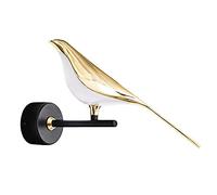 ISCBAFYX Wall lamp, Postmodern Gold Plating Bird Led Wall Lamps Creative Rotatable Angle Variable Light Wall Light Hallway Stairs Bedroom Designer Decor Wall Lamp (Color : Warm Light)(Warm Light)