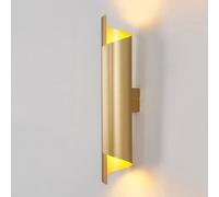 ISCBAFYX Wall Lampe Household Wall Hotel Bedroom Wall Lamp Gold/Black Wall Light Indoor and Outdoor for Porch Bedroom Living Room (Gold,21.7in)