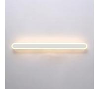ISCBAFYX Wall Lampe White Long Wall Light, Interior Lighting Wall Sconce, Wall White Shade, Rounded Corner Wall Lamps, Wall Lamp