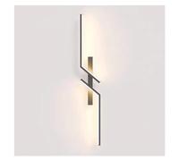 ISCBAFYX Wall Lamps Sconces Linear Wall Sconce, Geometric Metal Strip Wall Lamp with Silicone Lampshade, Ultra-Thin Long Wall Light, LED Wall Lamps - 4500K, Bedside Decorative Lighting Wall
