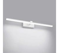 ISCBAFYX Wall Lamps Sconces Mirror Light Bath Mirror Lamps LED Mirror Light Bathroom Vanity Light Wall Lamp Compatible with Makeup Bathroom Dressing Table Home Decoration,White/Cold Light,60cm Ba