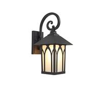ISCBAFYX Wall Lamps Sconces Outdoor Exterior Garden Wall Light Lantern Outside Waterproof Rustproof Aluminum Die cast Black Rainproof Sconces Lighting