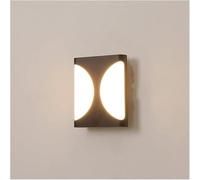 ISCBAFYX Wall Lamps Sconces Porch Light Waterproof IP65 Radar Sensor with Courtyard Patio Front Door LED Outdoor Lighting Chandelier(E20x16x5cmnosenor)