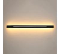 ISCBAFYX Wall Lamps Sconces Rectangular Metal Strip Wall Sconce with Acrylic Lampshade Ultra-Thin Linear Wall Lamp LED Wall Light 3000K, Living Room Decorative Wall Washer, Corridor Atmosphere