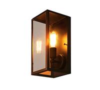 ISCBAFYX Wall Lamps Sconces Retro Personality OutWaterproof Villa Garden Patio Stairs Decoration Wall Light Rural Mediterranean Art Atmosphere Night Twilight to Dawn Wall Sconce