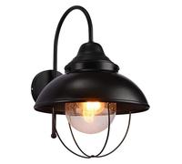 ISCBAFYX Wall Lamps Sconces Retro Personality Waterproof Wall Light Glass Lantern Wall Lantern Quality Outdoor Garage