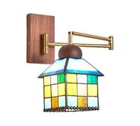 ISCBAFYX Wall lamps,Wall Sconce Retro Solid Wall Lamp, Wall Lights with Shade For Study Room, E27 Indoor Lighting