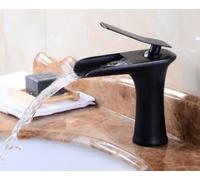 ISCBAFYX Washbasin hot and Cold Water Faucet Bathroom countertop Basin Faucet, D Model undercounter Basin Faucet Black