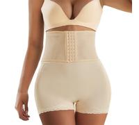 ISCBAFYX Woman Double Tummy Control Panty Waist Trainer Body Shaper Panties Hooks Adjustable Shapewear Women Padded Butt Lifter Buttock Lifting M-4XL
