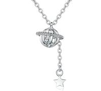 ISCBAFYX Women's Cosmic Planet Star Tassel Pendant Necklace Luxury Choker