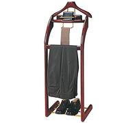 ISCBAFYX Wooden Freestanding C Stand with Drawer Floor Standing Suit Hanger Rack for Crease Storage in Bathroom Office Bedroom Strong Chassis Coat Stand