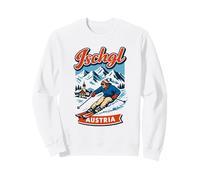 Ischgl Austria Ski Resort Retro Mountain Graphic Sweatshirt