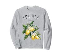 Ischia Amalfi Coast Italy Lemon Art Italian Fruit Vintage Sweatshirt