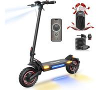 iScooter 45-60KM Range Off-road Electric Scooter,10-11" Tires iX Series Fast Electric Scooter for Adult, Large Capacity Battery, Multiple Speed Modes,4 Shock Suspension Fast E-Scooter
