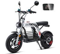 iScooter DX5Pro / DX5 2000W Electric Scooter with Seat & Large Basket - Moped Style