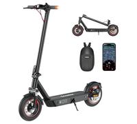 iScooter Electric Scooter,10” Tires 40-50km Long Range Electric Scooters for Adult with Bag,i9MAX/i10Plus Fast E Scooter, 3/4 Speed Mode, Foldable Scooter with APP, Dual Shock Absorption