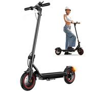 iScooter Electric Scooter,34KM Range Powerful Motor Adult &Teen Electric Scooter with 8.5" Pneumatic Tires,42V 7.8Ah Battery,25KM/H Speed,Rear Disc + Electronic Brakes,120KG Load, APP Control