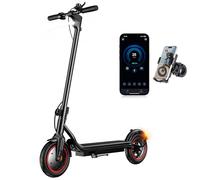 iScooter Electric Scooter,34KM Range Powerful Motor Electric Scooter Adults with 8.5" Pneumatic Tires,42V 7.8Ah Battery,3 Speed Modes,Rear Disc + Electronic Brakes,120KG Load, APP Control