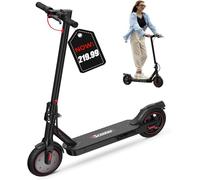 iScooter Electric Scooter, 350W Motor Electric Scooters Adult with Cuise Control, 20-30KM Range, 8.5Inch Tires, 3 Speed Mode, Double Braking System Fast E Scooter for Adults and Teens
