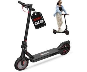 iScooter Electric Scooter, 350W Motor i8/i9 Electric Scooters Adult with Cuise Control, 20-30KM Range, 8.5Inch Tires, 3 Speed Mode, Double Braking System Fast E Scooter for Adults and Teens