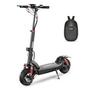 iScooter Electric Scooter for Adults, 11" Off-Road Pneumatic Tires, 60KM Range, 840WH Battery, 500W Motor, Foldable E Scooter, Dual Brakes Dual Suspension, 3 Speed Modes NFC Start Waterproof Bag