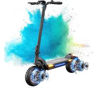 iScooter Electric Scooters Adult,iX7Pro Dual Powerful Motor, 40-80km Range Fast Electric Scooter 10" Off-road Tires with 4 Shock Absorbers Foldable E Scooter,Dual Braking System