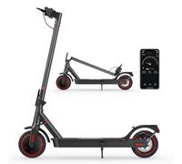 iScooter i9 Electric Scooter, Electric Scooters Adult with 8.5 Inch Honeycomb Solid Tire, 30km Long Range, 3 Speed Mode, Foldable Fast E Scooter with App Control, Double Braking System